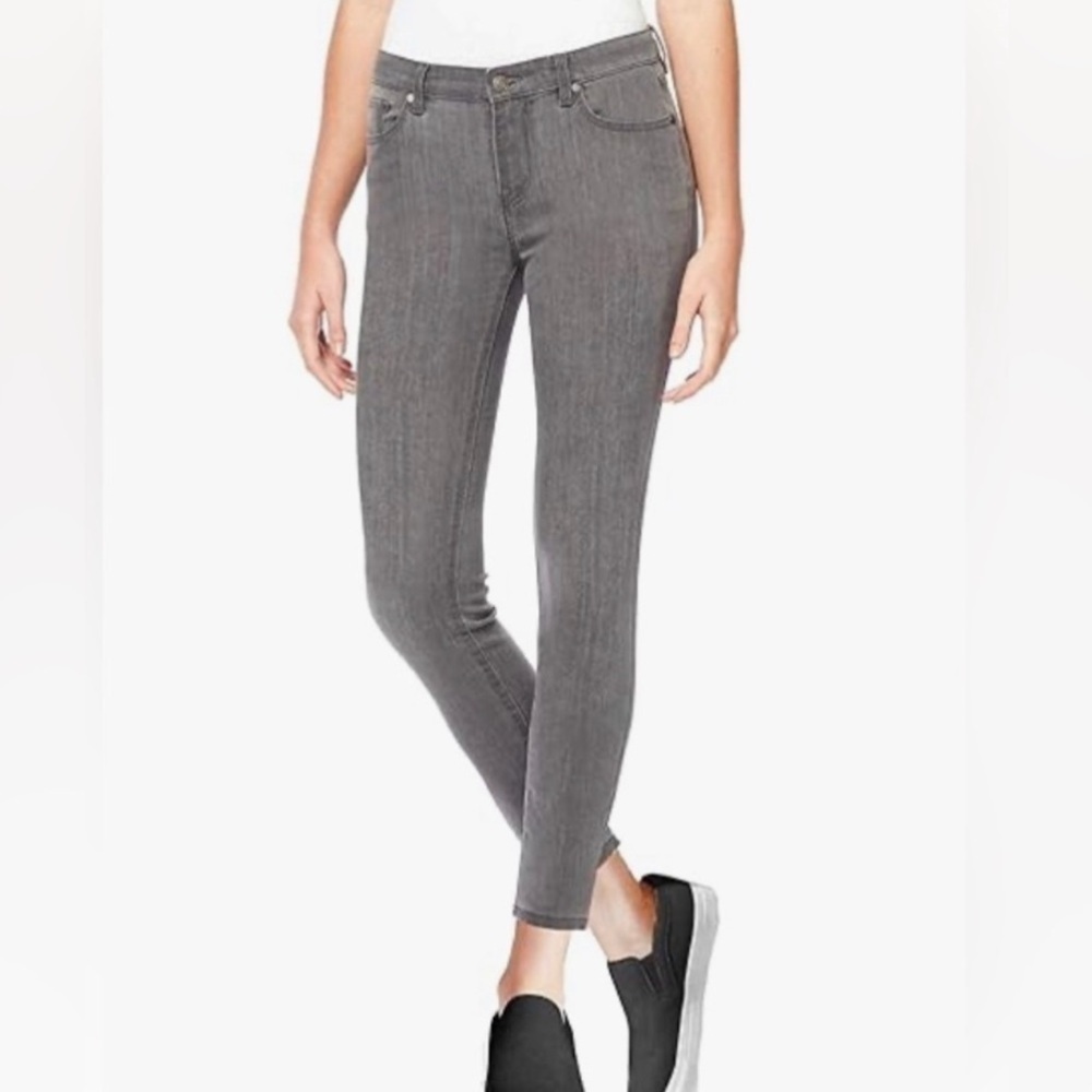 Buffalo David Bitton Aubrey Mid-Rise Super Soft  Jeans Grey Wash Size 6 skinny, - Picture 10 of 10